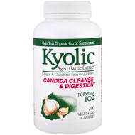 <img alt="Kyolic, Aged Garlic Extract, Candida Cleanse & Digestion, Formula 102, 200 Vegetarian Caps" title="Kyolic, Aged Garlic Extract, Candida Cleanse & Digestion, Formula 102, 200 Vegetarian Caps,023542102421"