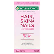 <img alt="Natures Bounty, Optimal Solutions, Hair, Skin & Nails, 60 Coated Caplets" title="Natures Bounty, Optimal Solutions, Hair, Skin & Nails, 60 Coated Caplets,074312075803"