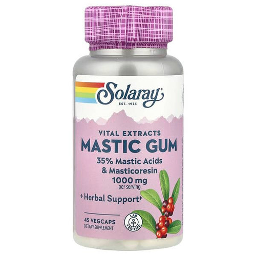 <img alt="Solaray, Vital Extracts, Mastic Gum, 45 VegCaps (500 mg per Capsule)" title="Solaray, Vital Extracts, Mastic Gum, 45 VegCaps (500 mg per Capsule),076280036886"
