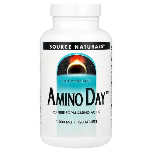 <img alt="Source Naturals, Amino Day, 120 Tablets" title="Source Naturals, Amino Day, 120 Tablets,021078001843"