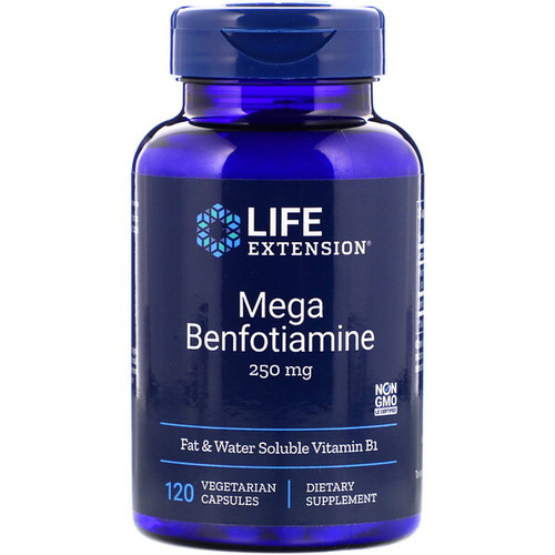 <img alt="Life Extension, Mega Benfotiamine, 250 mg, 120 Vegetable Capsule" title="Life Extension, Mega Benfotiamine, 250 mg, 120 Vegetable Capsule,737870925125"