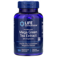 <img alt="Life Extension, Mega Green Tea Extract, Decaffeinated, 100 Vegetarian Capsules" title="Life Extension, Mega Green Tea Extract, Decaffeinated, 100 Vegetarian Capsules,737870954101"