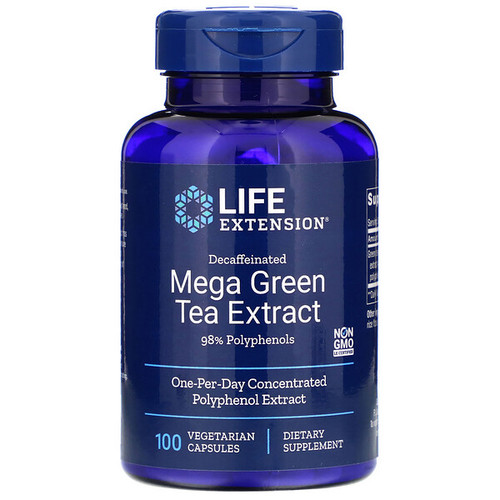 <img alt="Life Extension, Mega Green Tea Extract, Decaffeinated, 100 Vegetarian Capsules" title="Life Extension, Mega Green Tea Extract, Decaffeinated, 100 Vegetarian Capsules,737870954101"