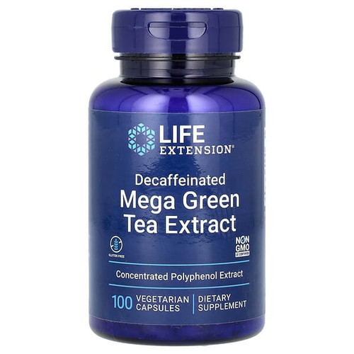 <img alt="Life Extension, Mega Green Tea Extract, Decaffeinated, 100 Vegetarian Capsules (725 mg per Capsule)" title="Life Extension, Mega Green Tea Extract, Decaffeinated, 100 Vegetarian Capsules (725 mg per Capsule),737870954101"