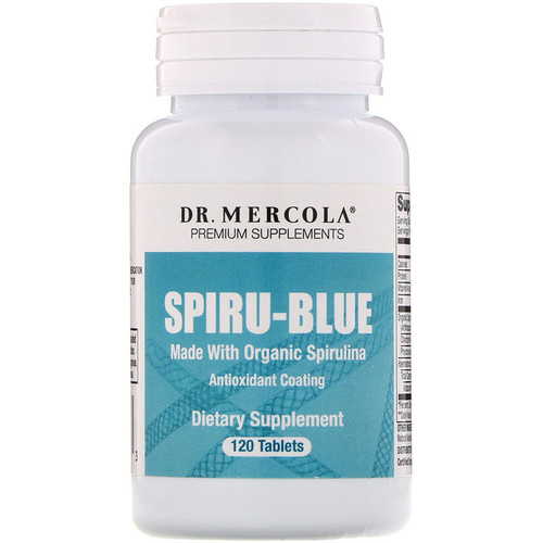 <img alt="Dr. Mercola, Spiru-Blue, with Antioxidant Coating, 120 Tablets" title="Dr. Mercola, Spiru-Blue, with Antioxidant Coating, 120 Tablets,813006013093"