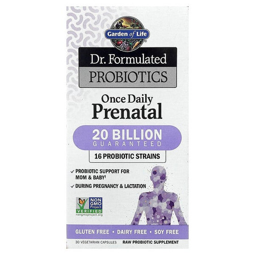 <img alt="Garden of Life, Dr. Formulated Probiotics, Once Daily Prenatal, 30 Vegetarian Capsules" title="Garden of Life, Dr. Formulated Probiotics, Once Daily Prenatal, 30 Vegetarian Capsules,658010120081"