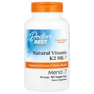 <img alt="Doctors Best, Natural Vitamin K2 MK-7 , 45 mcg, 180 Veggie Caps" title="Doctors Best, Natural Vitamin K2 MK-7 , 45 mcg, 180 Veggie Caps,753950003569"