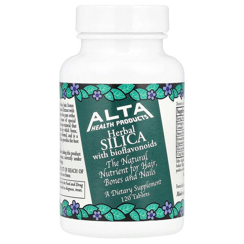 <img alt="Alta Health, Herbal Silica with Bioflavonoids, 120 Tablets" title="Alta Health, Herbal Silica with Bioflavonoids, 120 Tablets,076920000222"