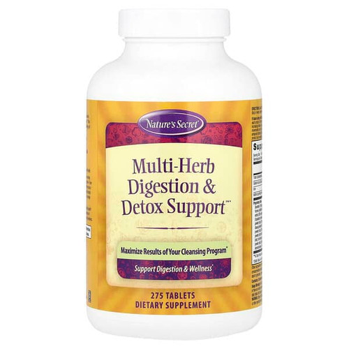 <img alt="Natures Secret, Multi-Herb Digestion & Detox Support, 275 Tablets" title="Natures Secret, Multi-Herb Digestion & Detox Support, 275 Tablets,732391500844"