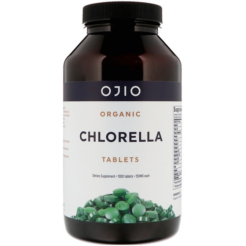 <img alt="Ojio, Organic Chlorella, 250 mg, 1000 Tablets" title="Ojio, Organic Chlorella, 250 mg, 1000 Tablets,845772050842"