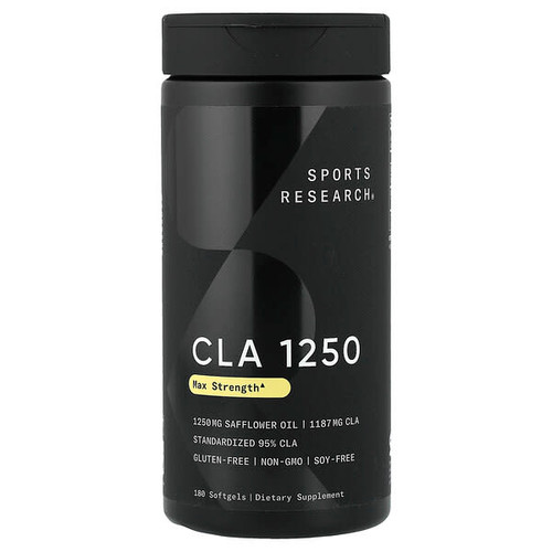 <img alt="Sports Research, CLA 1250, 180 Softgels" title="Sports Research, CLA 1250, 180 Softgels,023249010524"