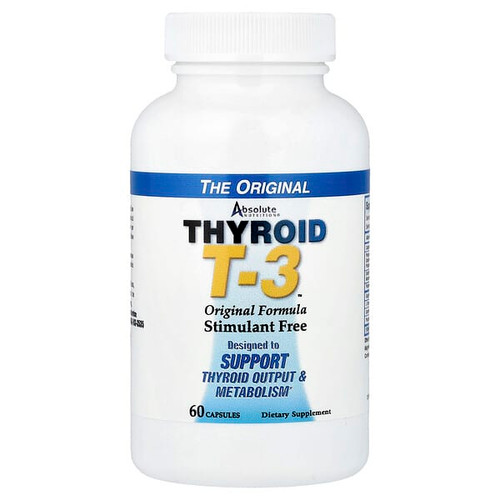 <img alt="Absolute Nutrition, Thyroid T-3, Original Formula, 60 Capsules" title="Absolute Nutrition, Thyroid T-3, Original Formula, 60 Capsules,708235088625"