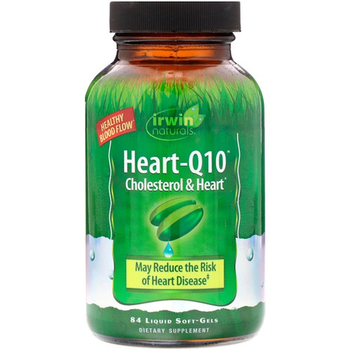 <img alt="Irwin Naturals, Heart-Q10, Cholesterol & Heart, 84 Liquid Soft-Gels" title="Irwin Naturals, Heart-Q10, Cholesterol & Heart, 84 Liquid Soft-Gels,710363568412"