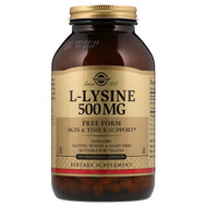 <img alt="Solgar, L-Lysine, Free Form, 500 mg, 250 Vegetable Capsules" title="Solgar, L-Lysine, Free Form, 500 mg, 250 Vegetable Capsules,033984016828"