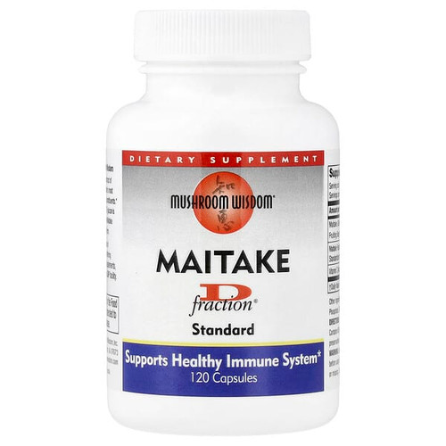 <img alt="Mushroom Wisdom, Maitake D Fraction, Standard, 120 Capsules" title="Mushroom Wisdom, Maitake D Fraction, Standard, 120 Capsules,791014104104"