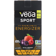 Vega, Energizer, Acai Berry, 12 Packs, 0.6 oz (18 g) Each
