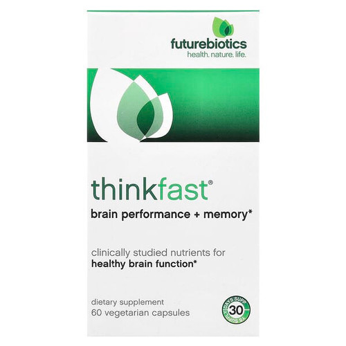 <img alt="Futurebiotics, ThinkFast, Brain Performance + Memory, 60 Vegetarian Capsules" title="Futurebiotics, ThinkFast, Brain Performance + Memory, 60 Vegetarian Capsules,049479025091"
