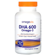 <img alt="OmegaVia, DHA 600, Omega-3, 120 Softgels" title="OmegaVia, DHA 600, Omega-3, 120 Softgels,794504984958"