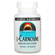 <img alt="Source Naturals, L-Carnosine, 500 mg, 60 Tablets" title="Source Naturals, L-Carnosine, 500 mg, 60 Tablets,021078015581"
