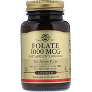<img alt="Solgar, Folate as Metafolin, 1,000 mcg, 120 Tablets" title="Solgar, Folate as Metafolin, 1,000 mcg, 120 Tablets,033984535961"