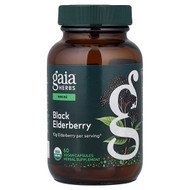 <img alt="Gaia Herbs, Black Elderberry, 60 Vegan Capsules" title="Gaia Herbs, Black Elderberry, 60 Vegan Capsules,751063400602"
