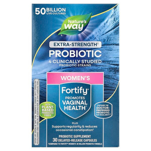 <img alt="Natures Way, Fortify Womens Probiotic, 50 Billion CFU, 30 Delayed-Release Capsules" title="Natures Way, Fortify Womens Probiotic, 50 Billion CFU, 30 Delayed-Release Capsules,033674115817"