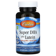 <img alt="Carlson, Super DHA Plus Lutein, 60 Soft Gels" title="Carlson, Super DHA Plus Lutein, 60 Soft Gels,088395188107"