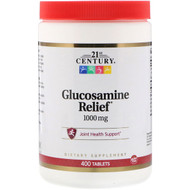 <img alt="21st Century, Glucosamine Relief, 1,000 mg, 400 Tablets" title="21st Century, Glucosamine Relief, 1,000 mg, 400 Tablets,740985213940"