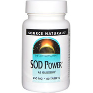 <img alt="Source Naturals, SOD Power, 250 mg, 60 Tablets" title="Source Naturals, SOD Power, 250 mg, 60 Tablets,021078018735"