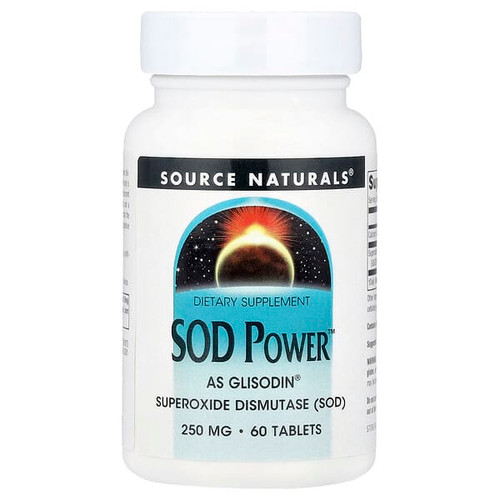 <img alt="Source Naturals, SOD Power, 250 mg, 60 Tablets" title="Source Naturals, SOD Power, 250 mg, 60 Tablets,021078018735"