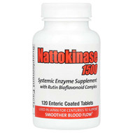 <img alt="Naturally Vitamins, Nattokinase 1500, Systemic Enzyme Supplement, 120 Enteric Coated Tablets" title="Naturally Vitamins, Nattokinase 1500, Systemic Enzyme Supplement, 120 Enteric Coated Tablets,032115100498"