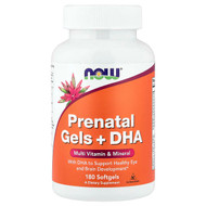 <img alt="NOW Foods, Prenatal Gels + DHA, 180 Softgels" title="NOW Foods, Prenatal Gels + DHA, 180 Softgels,733739038111"