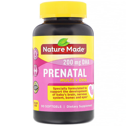 <img alt="Nature Made, Prenatal Multi + DHA, 90 Softgels" title="Nature Made, Prenatal Multi + DHA, 90 Softgels,031604027490"
