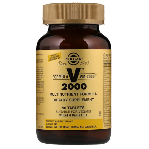 <img alt="Solgar, Formula VM-2000, Multinutrient Formula, 90 Tablets" title="Solgar, Formula VM-2000, Multinutrient Formula, 90 Tablets,033984592025"