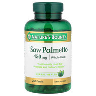 <img alt="Natures Bounty, Saw Palmetto, 450 mg, 250 Capsules" title="Natures Bounty, Saw Palmetto, 450 mg, 250 Capsules,074312446481"
