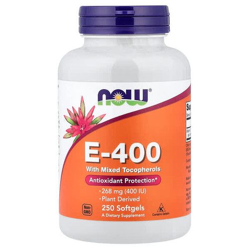 <img alt="NOW Foods, E-400 with Mixed Tocopherols, 268 mg (400 IU), 250 Softgels" title="NOW Foods, E-400 with Mixed Tocopherols, 268 mg (400 IU), 250 Softgels,733739008947"