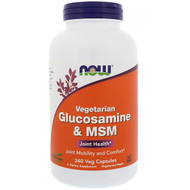 <img alt="Now Foods, Vegetarian Glucosamine & MSM, 240 Veg Capsules" title="Now Foods, Vegetarian Glucosamine & MSM, 240 Veg Capsules,733739031310"