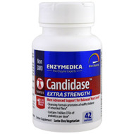 <img alt="Enzymedica, Candidase, Extra Strength, 42 Capsules" title="Enzymedica, Candidase, Extra Strength, 42 Capsules,670480130100"