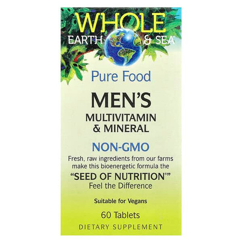 <img alt="Natural Factors, Whole Earth & Sea, Mens Multivitamin & Mineral, 60 Tablets" title="Natural Factors, Whole Earth & Sea, Mens Multivitamin & Mineral, 60 Tablets,068958355047"