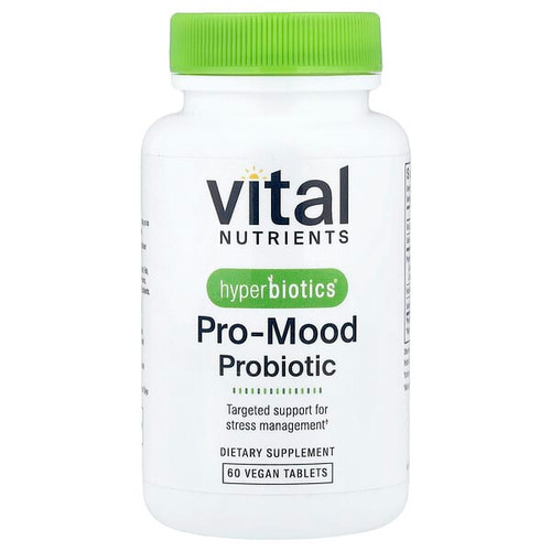 <img alt="Vital Nutrients, Hyperbiotics, Pro-Mood Probiotic, 60 Vegan Tablets" title="Vital Nutrients, Hyperbiotics, Pro-Mood Probiotic, 60 Vegan Tablets,9506000116679"