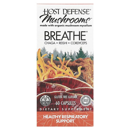 <img alt="Host Defense, Host Defense Mushrooms, Breathe, 60 Capsules" title="Host Defense, Host Defense Mushrooms, Breathe, 60 Capsules,633422038520"
