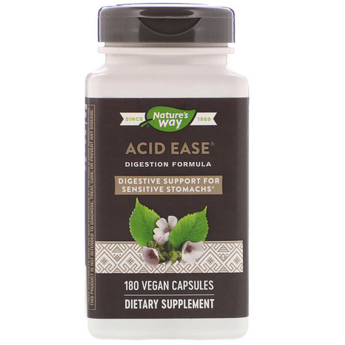 <img alt="Enzymatic Therapy, Acid Ease, Digestion Formula, 180 Veggie Caps" title="Enzymatic Therapy, Acid Ease, Digestion Formula, 180 Veggie Caps,750856606184"