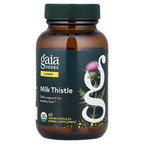 <img alt="Gaia Herbs, Milk Thistle, 60 Vegan Capsules (250 mg per Capsule)" title="Gaia Herbs, Milk Thistle, 60 Vegan Capsules (250 mg per Capsule),751063399203"