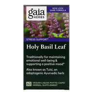<img alt="Gaia Herbs, Holy Basil Leaf, 60 Vegetarian Liquid Phyto-Caps" title="Gaia Herbs, Holy Basil Leaf, 60 Vegetarian Liquid Phyto-Caps,751063402309"