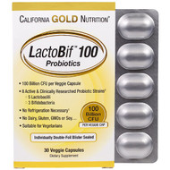 <img alt="California Gold Nutrition, LactoBif Probiotics, 100 Billion CFU, 30 Veggie Capsules" title="California Gold Nutrition, LactoBif Probiotics, 100 Billion CFU, 30 Veggie Capsules,898220010530"