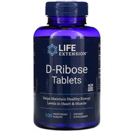 <img alt="Life Extension, D-Ribose Tablets, 100 Vegetarian Tablets" title="Life Extension, D-Ribose Tablets, 100 Vegetarian Tablets,737870147336"