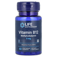 <img alt="Life Extension, Vitamin B12 Methylcobalamin, 5 mg, 60 Vegetarian Lozenges" title="Life Extension, Vitamin B12 Methylcobalamin, 5 mg, 60 Vegetarian Lozenges,737870153764"