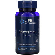 <img alt="Life Extension, Resveratrol, 100 mg, 60 Vegetarian Capsules" title="Life Extension, Resveratrol, 100 mg, 60 Vegetarian Capsules,737870221067"