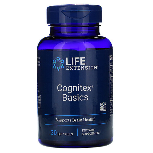 <img alt="Life Extension, Cognitex Basics, 30 Softgels" title="Life Extension, Cognitex Basics, 30 Softgels,737870232131"