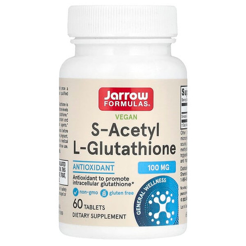 <img alt="Jarrow Formulas, Vegan S-Acetyl L-Glutathione, 100 mg, 60 Tablets" title="Jarrow Formulas, Vegan S-Acetyl L-Glutathione, 100 mg, 60 Tablets,790011150695"